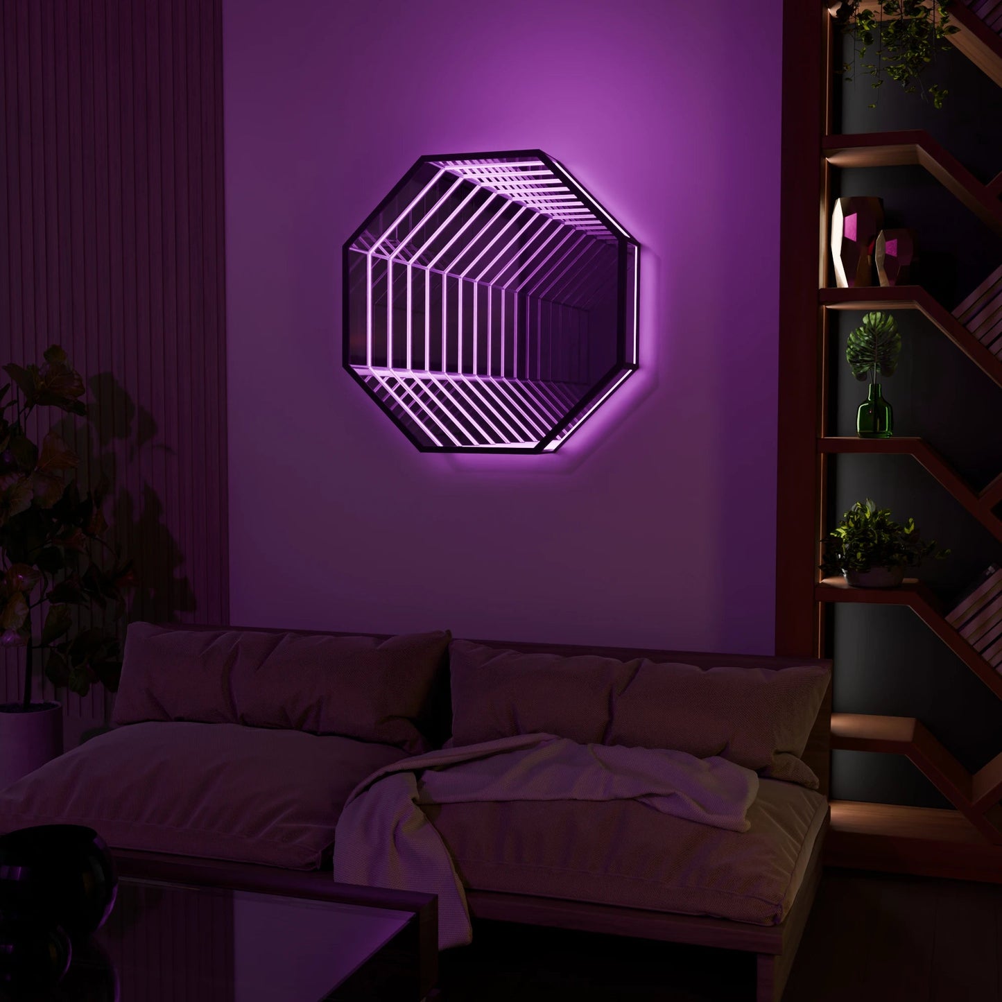 Infinite Abyss Octagonal Mirror