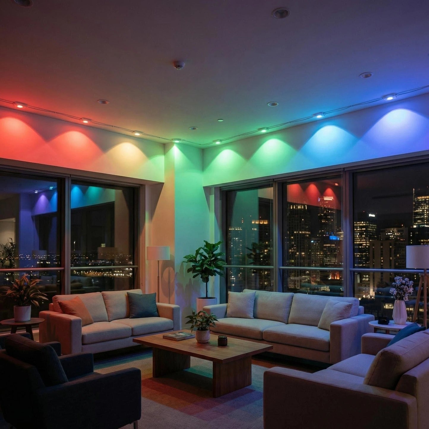 App Controlled Color Changing Roof LED Strip Lights IP58 Waterproof Weatherproof Outdoor Holiday Lighting for House Gutter & Eaves